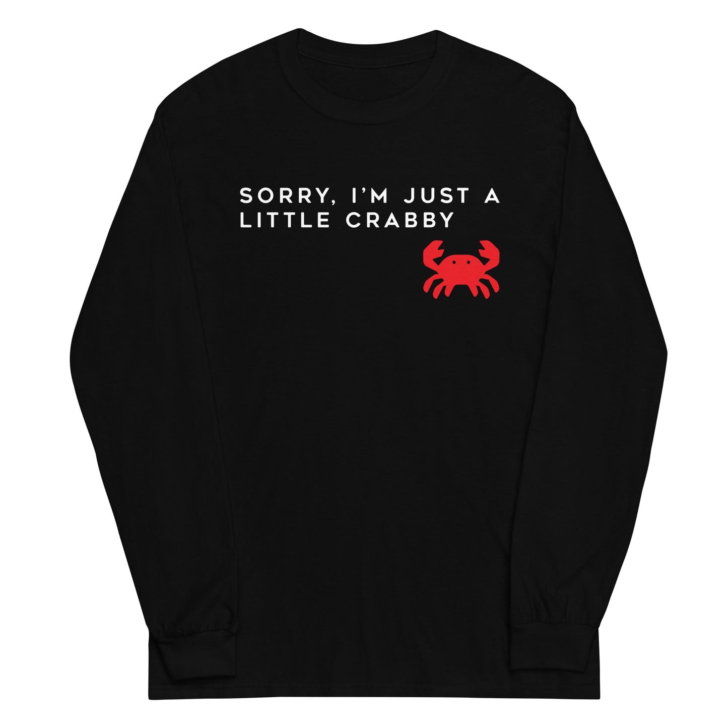 Sorry, I'm Just A Little Crabby - Adult & Kids T-Shirts, Sweatshirts & Hoodies apparel design preview 1