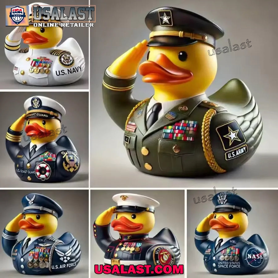 United States 250th Anniversary Rubber Duck Military - Adult & Kids T-Shirts, Sweatshirts & Hoodies apparel design preview 1