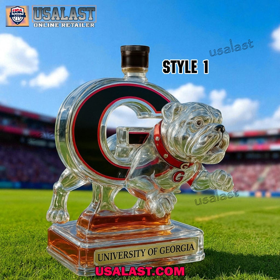 University Of Georgia Whiskey Decanter - Adult & Kids T-Shirts, Sweatshirts & Hoodies apparel design preview 1