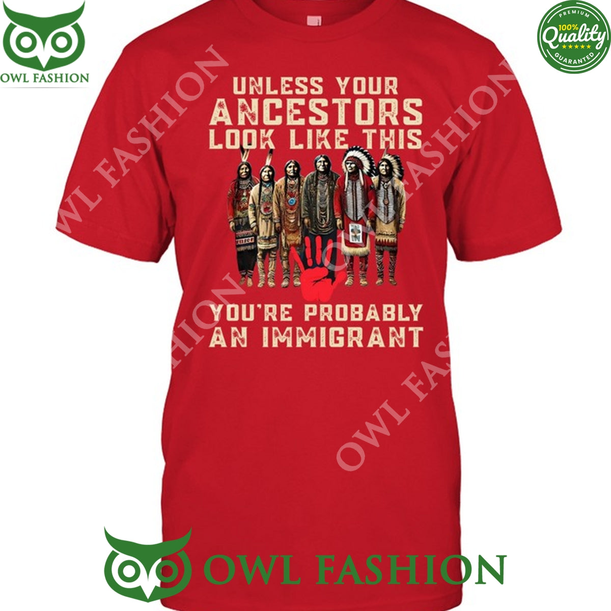 Unless your ancestors look like this you are - Adult & Kids T-Shirts, Sweatshirts & Hoodies apparel design preview 1