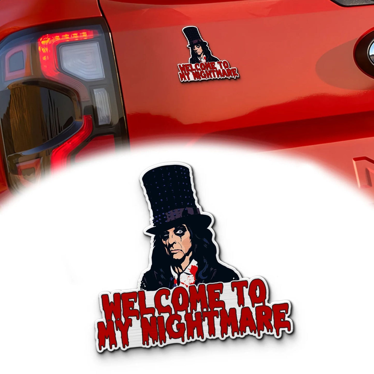 Alice Cooper Edition 3D Car Name Emblem Sticker - Adult & Kids T-Shirts, Sweatshirts & Hoodies apparel design preview 1