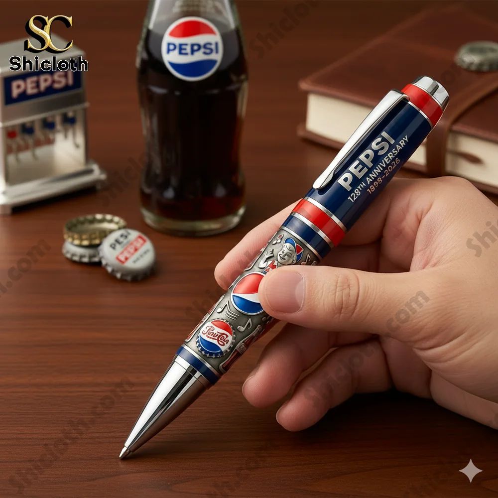 Pepsi 128th Anniversary Commemorative Pen - Adult & Kids T-Shirts, Sweatshirts & Hoodies apparel design preview 1