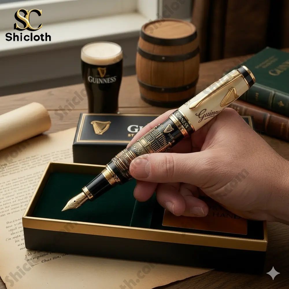 Guinness ESTD 1759 Edition Fountain Pen - Adult & Kids T-Shirts, Sweatshirts & Hoodies apparel design preview 1