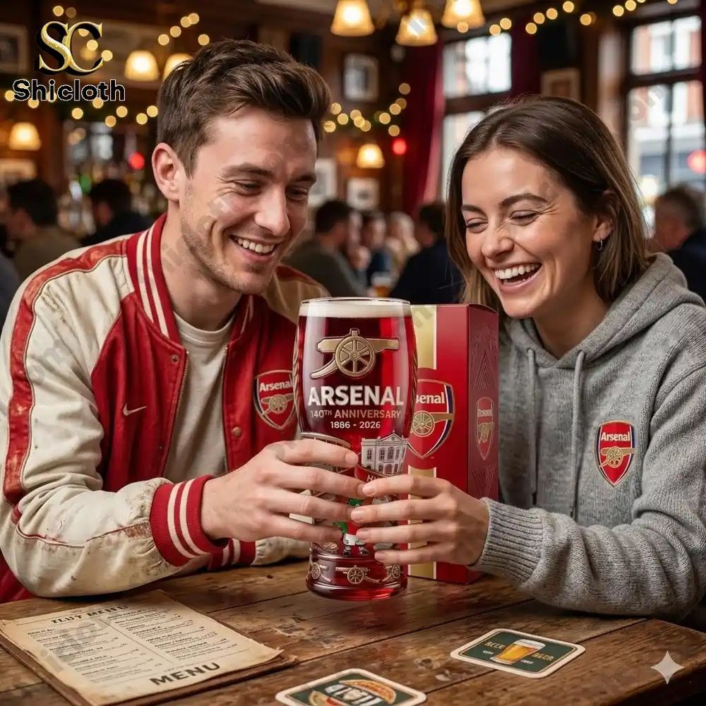 Arsenal F.C. 140th Anniversary Commemorative Whiskey - Adult & Kids T-Shirts, Sweatshirts & Hoodies apparel design preview 1