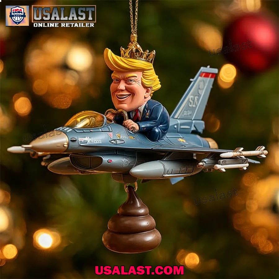 Funny Trump President King Airstrike Ornament - Adult & Kids T-Shirts, Sweatshirts & Hoodies apparel design preview 1