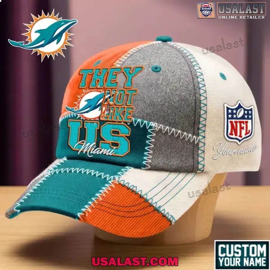 Miami Dolphins They Not Like Us Personalized Cap - Adult & Kids T-Shirts, Sweatshirts & Hoodies apparel design preview 1