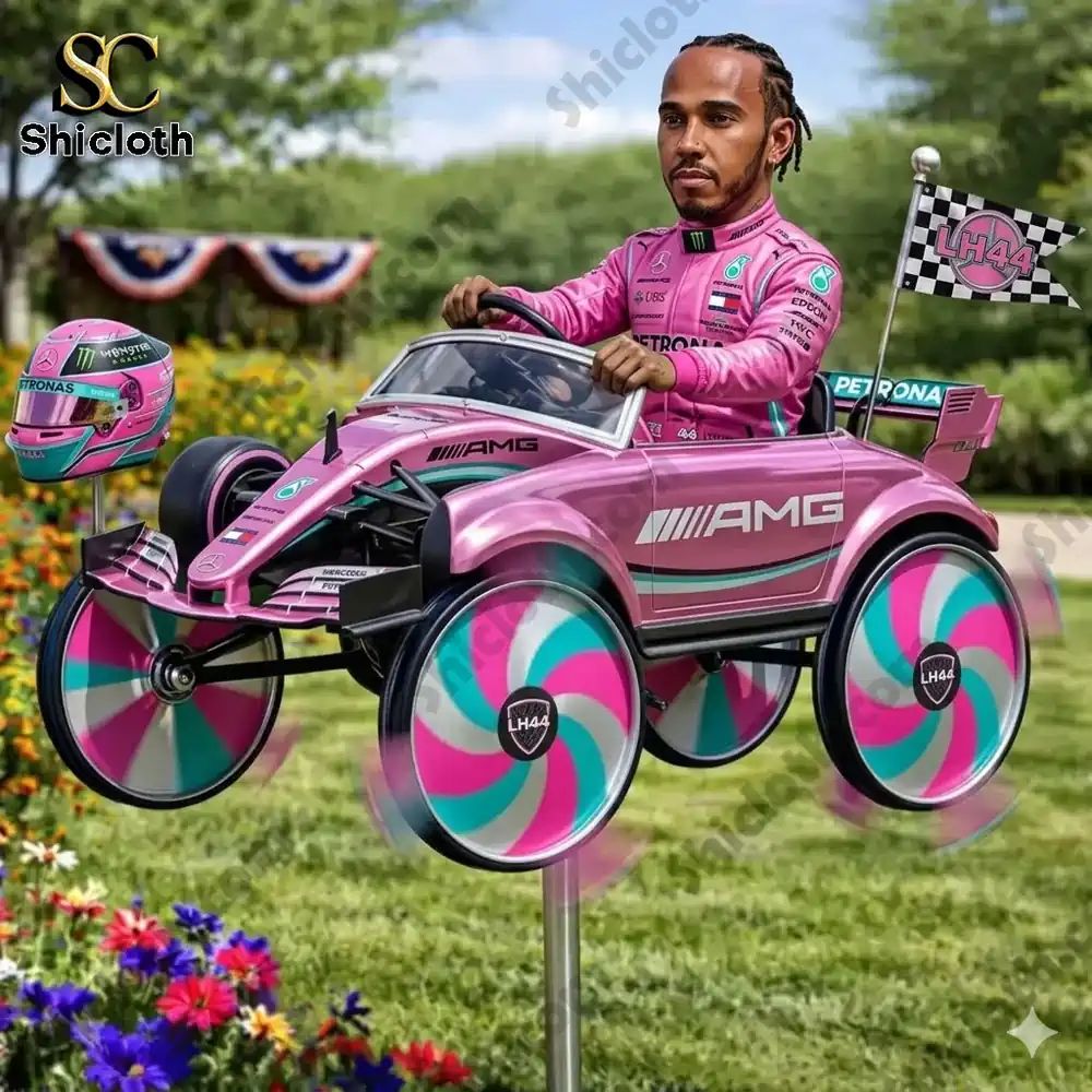 Lewis Hamilton x Mercedes-AMG F1 Wind Spinner For - Adult & Kids T-Shirts, Sweatshirts & Hoodies apparel design preview 1