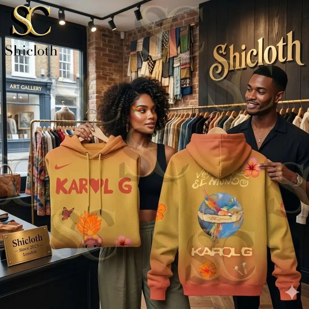 Karol G Viajando Por El Mundo Tropitour 2026 - Adult & Kids T-Shirts, Sweatshirts & Hoodies apparel design preview 1