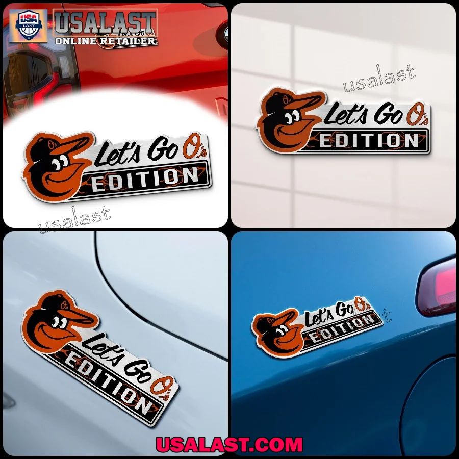 Baltimore Orioles Edition Engraved Car Name Badge - Adult & Kids T-Shirts, Sweatshirts & Hoodies apparel design preview 1