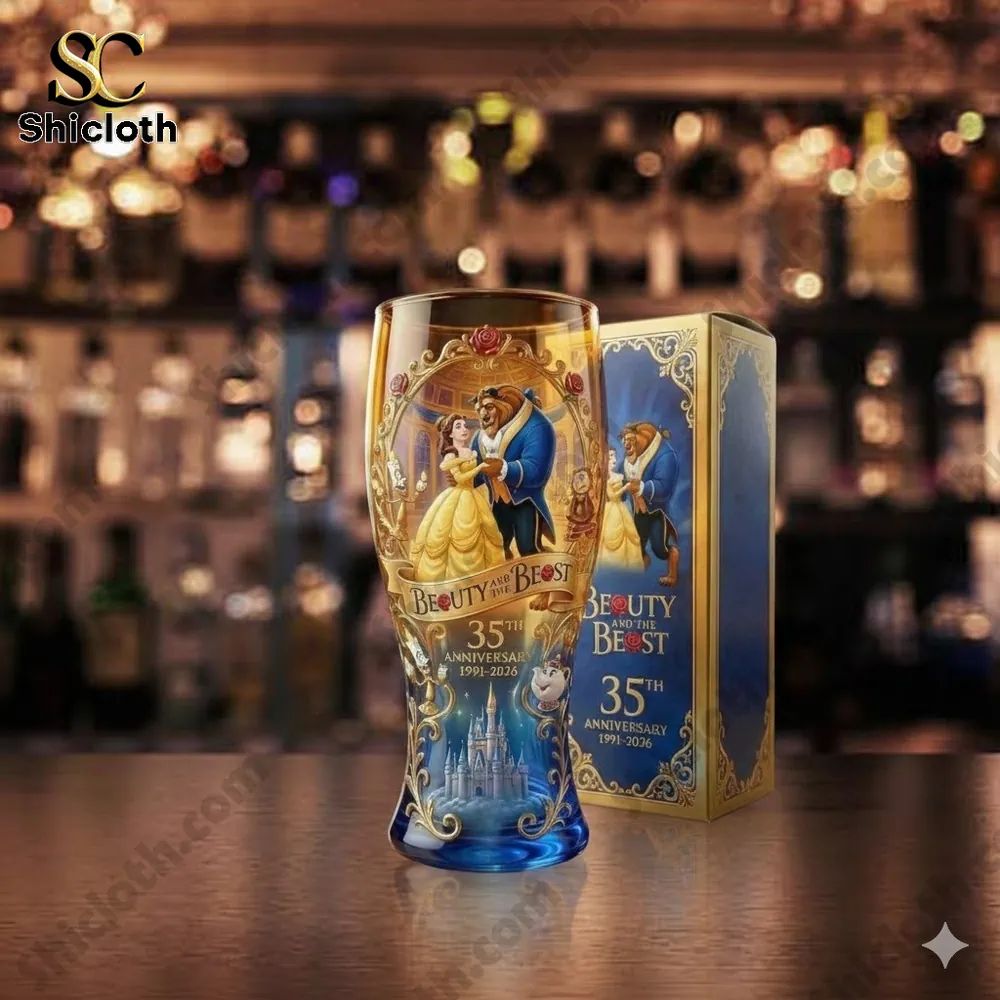 Beauty And The Beast 35th Anniversary 1991-2026 Beer - Adult & Kids T-Shirts, Sweatshirts & Hoodies apparel design preview 1