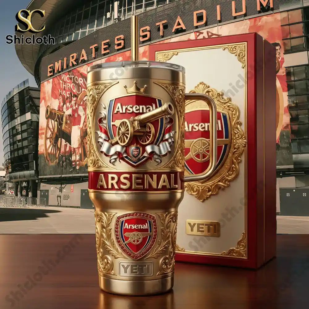 The Gunners Arsenal 40oz Yeti Tumbler With Handle - Adult & Kids T-Shirts, Sweatshirts & Hoodies apparel design preview 1
