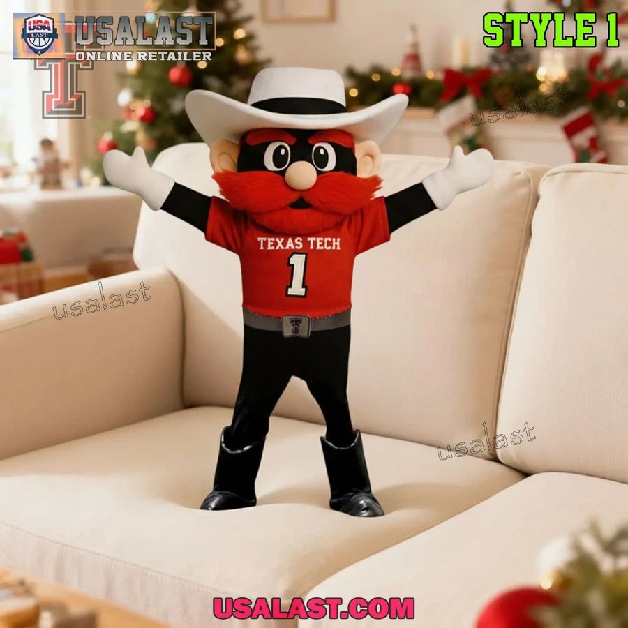 Texas Tech Red Raiders Plush Shape Pillow - Adult & Kids T-Shirts, Sweatshirts & Hoodies apparel design preview 1