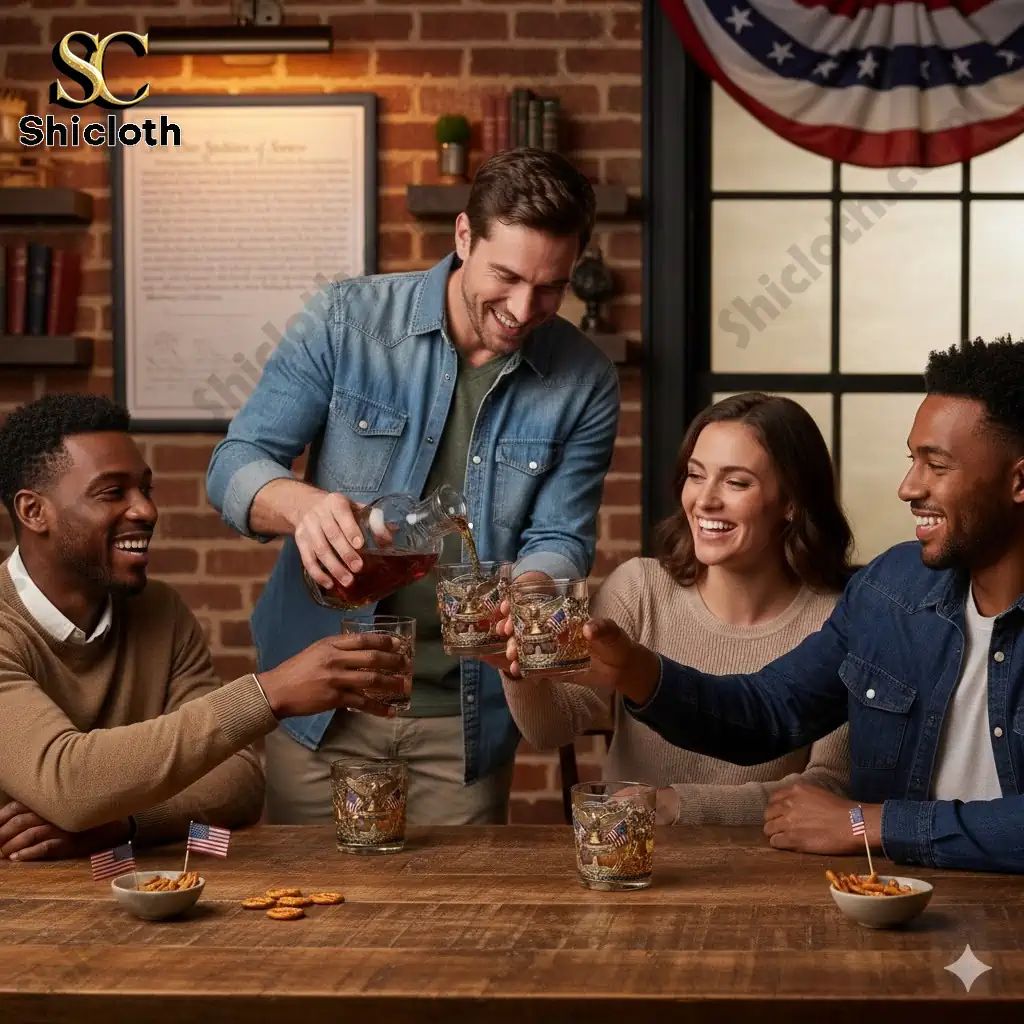 250 Years of Freedom Commemorative Whiskey Glass - Adult & Kids T-Shirts, Sweatshirts & Hoodies apparel design preview 1