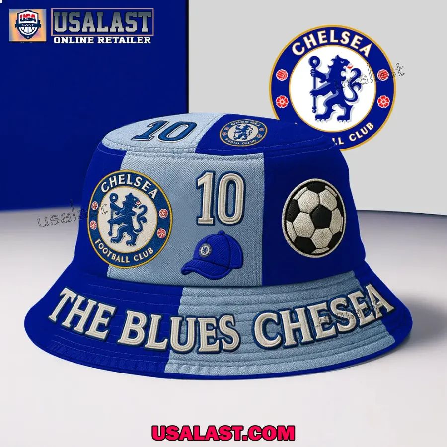 Personalized Chelsea The Blues Bucket Hat - Adult & Kids T-Shirts, Sweatshirts & Hoodies apparel design preview 1