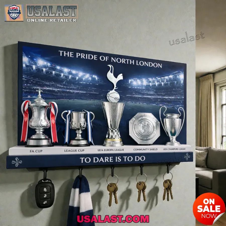 Tottenham Hotspur Pride Collection Wall Key Holder - Adult & Kids T-Shirts, Sweatshirts & Hoodies apparel design preview 1