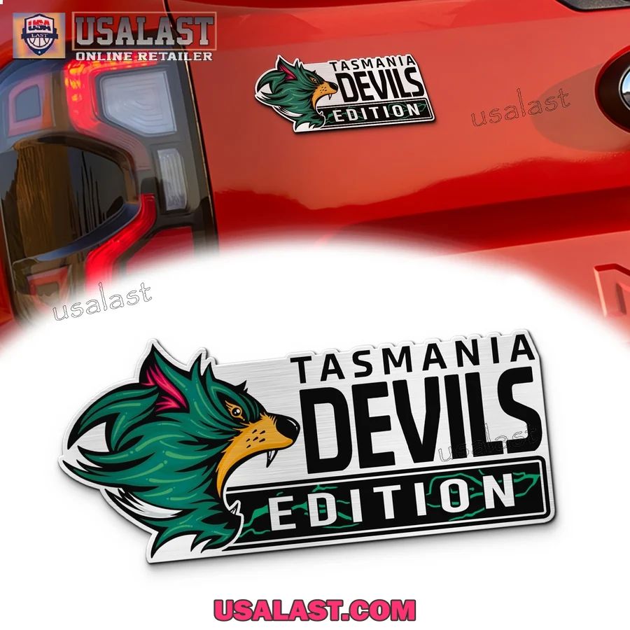 Tasmania Devils Edition Custom 3D Car Badge Sticker - Adult & Kids T-Shirts, Sweatshirts & Hoodies apparel design preview 1