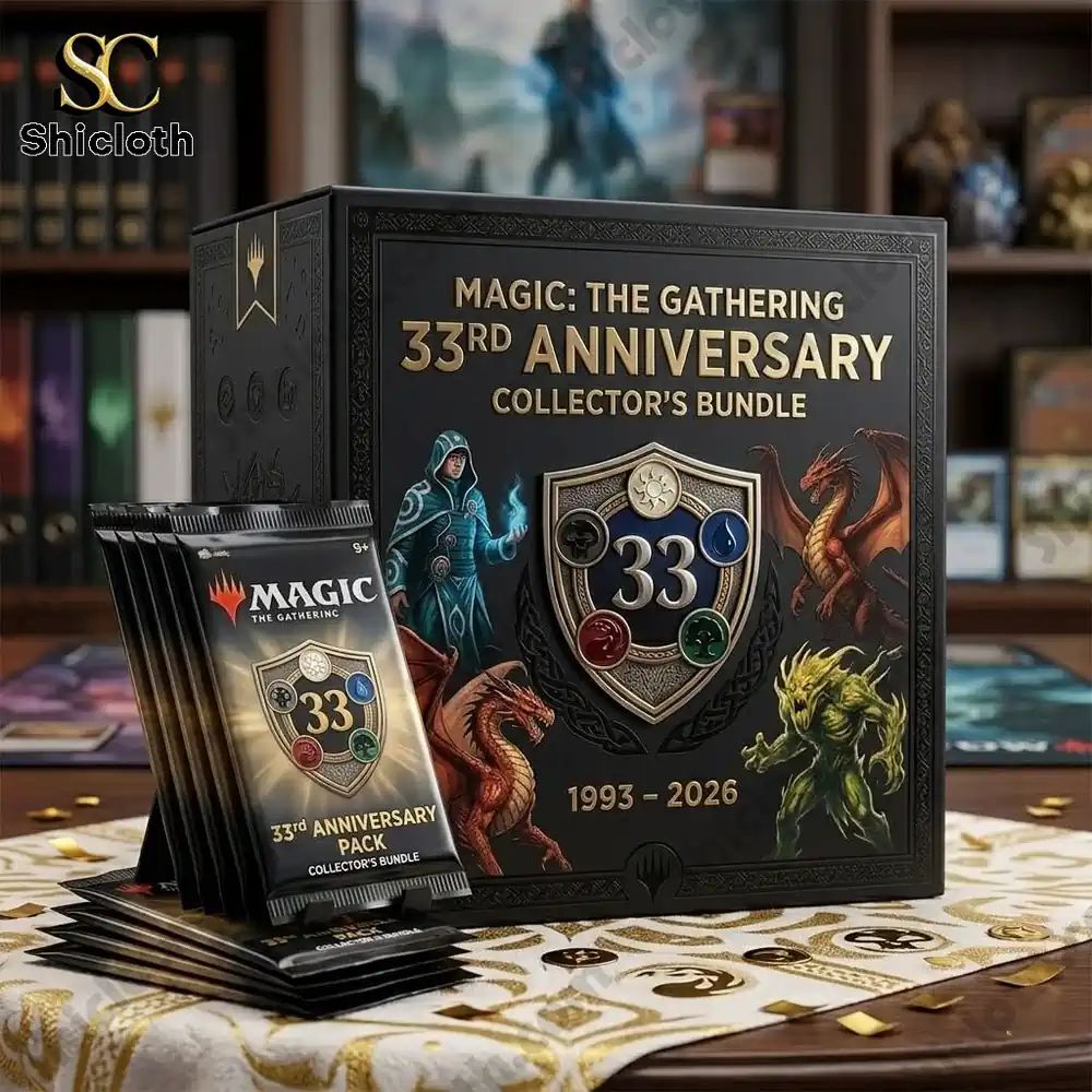 Magic The Gathering 33Rd Anniversary TCG Cards - Adult & Kids T-Shirts, Sweatshirts & Hoodies apparel design preview 1