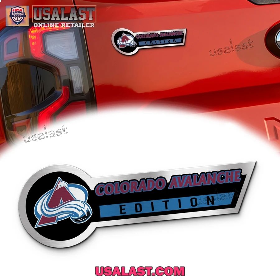 Colorado Avalanche Edition 3D Engraved Car Name - Adult & Kids T-Shirts, Sweatshirts & Hoodies apparel design preview 1