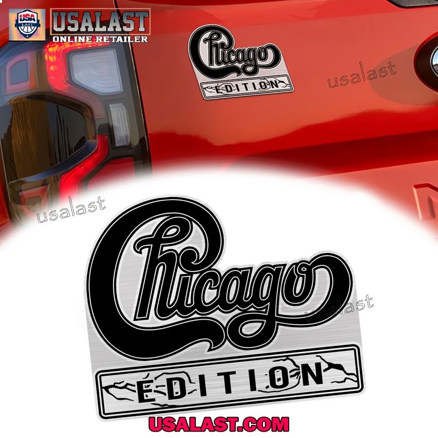 Chicago Rock Band 3D Engraved Car Emblem Badge - Adult & Kids T-Shirts, Sweatshirts & Hoodies apparel design preview 1