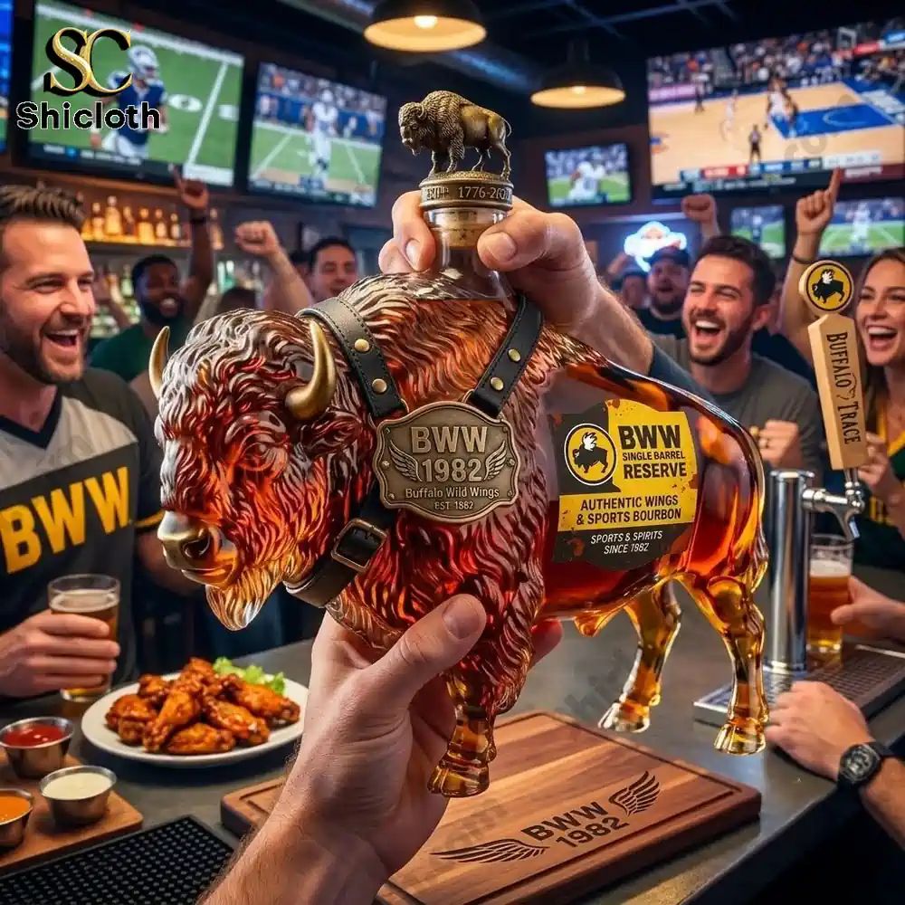 Buffalo Wild Wings Single Barrel Reserve Authentic - Adult & Kids T-Shirts, Sweatshirts & Hoodies apparel design preview 1