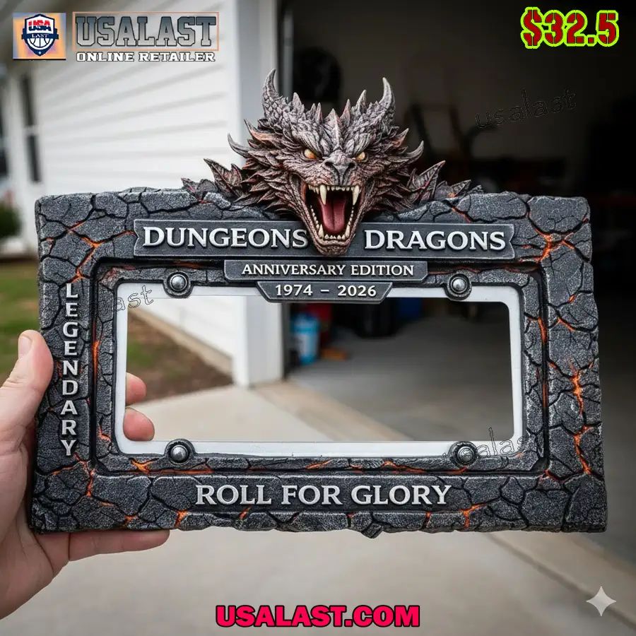Dungeons Dragons Edition License Plate Frame - Adult & Kids T-Shirts, Sweatshirts & Hoodies apparel design preview 1