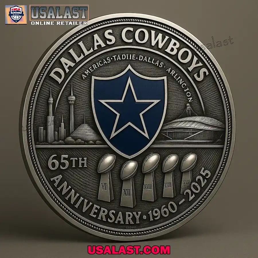 Dallas Cowboys Anniversary 1960-2025 Commemorative - Adult & Kids T-Shirts, Sweatshirts & Hoodies apparel design preview 1