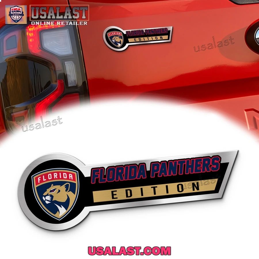 Florida Panthers Edition 3D Engraved Car Name Emblem - Adult & Kids T-Shirts, Sweatshirts & Hoodies apparel design preview 1