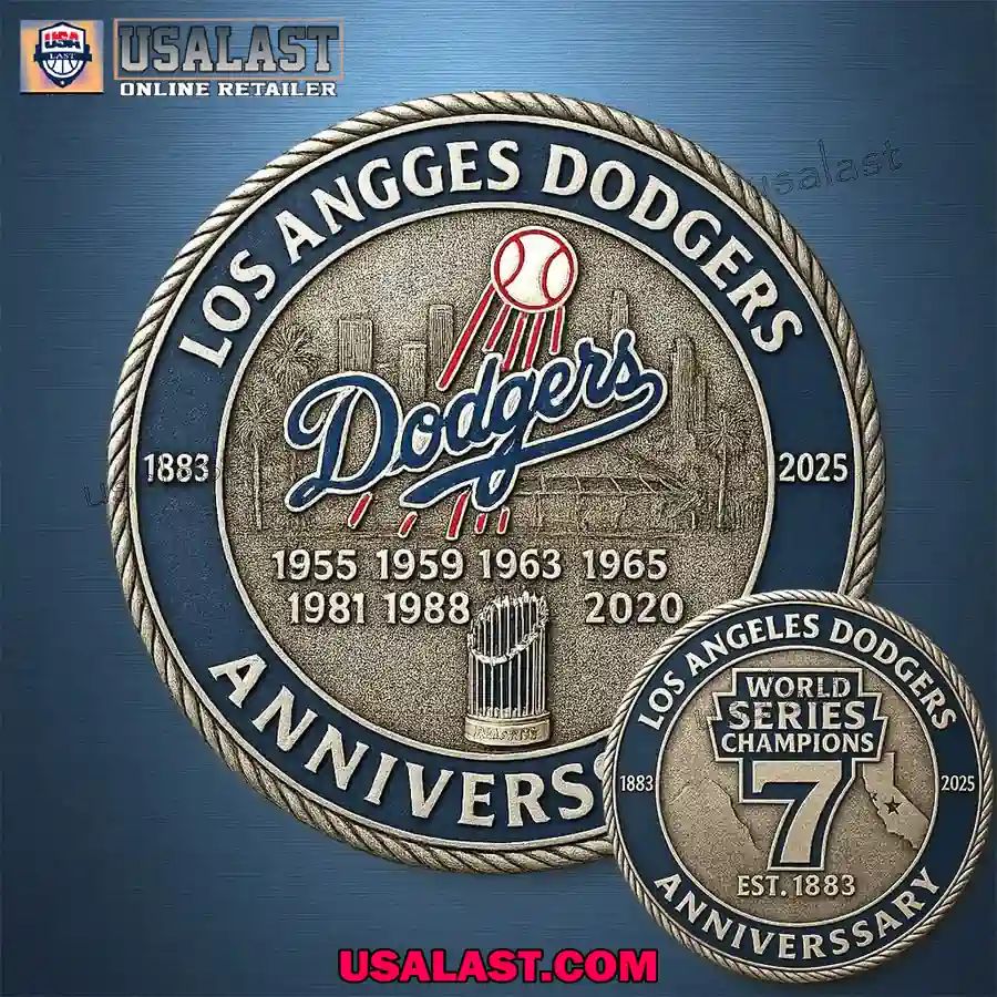 Los Angeles Dodgers 7x World Series Champions - Adult & Kids T-Shirts, Sweatshirts & Hoodies apparel design preview 1