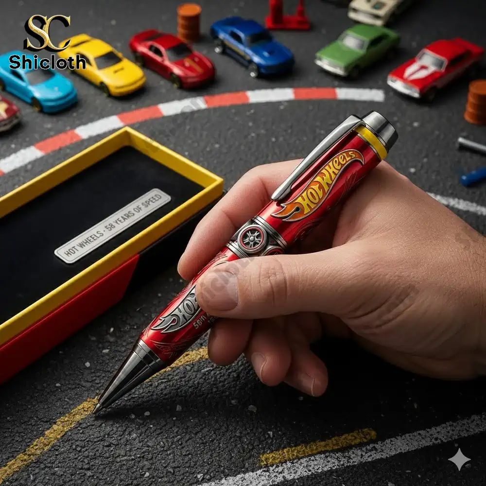 Wheels 58th Anniversary Commemorative Pen - Adult & Kids T-Shirts, Sweatshirts & Hoodies apparel design preview 1