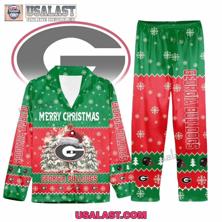 Georgia Bulldogs Button Pajamas Set - Adult & Kids T-Shirts, Sweatshirts & Hoodies apparel design preview 1