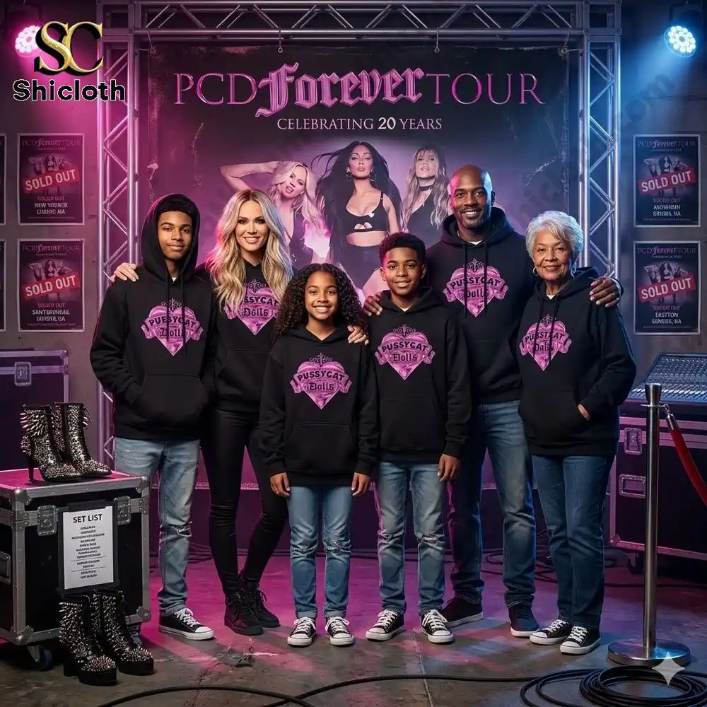 PCD Forever Tour 20 Years Pop Music Fan - Adult & Kids T-Shirts, Sweatshirts & Hoodies apparel design preview 1