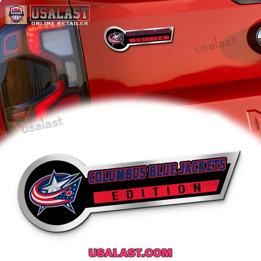 Columbus Blue Jackets Edition 3D Engraved Car Name - Adult & Kids T-Shirts, Sweatshirts & Hoodies apparel design preview 1