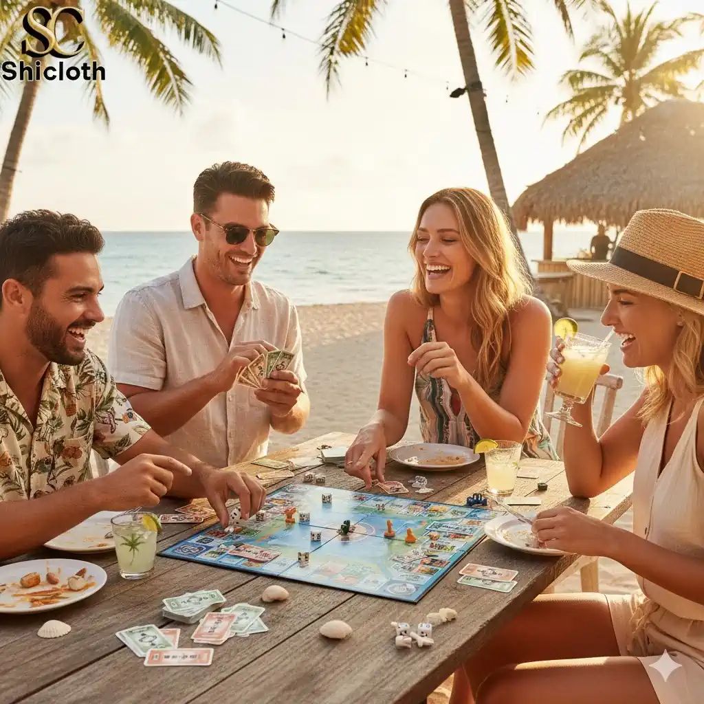 Jimmy Buffett Trop Rock Edition Monopoly Game - Adult & Kids T-Shirts, Sweatshirts & Hoodies apparel design preview 1