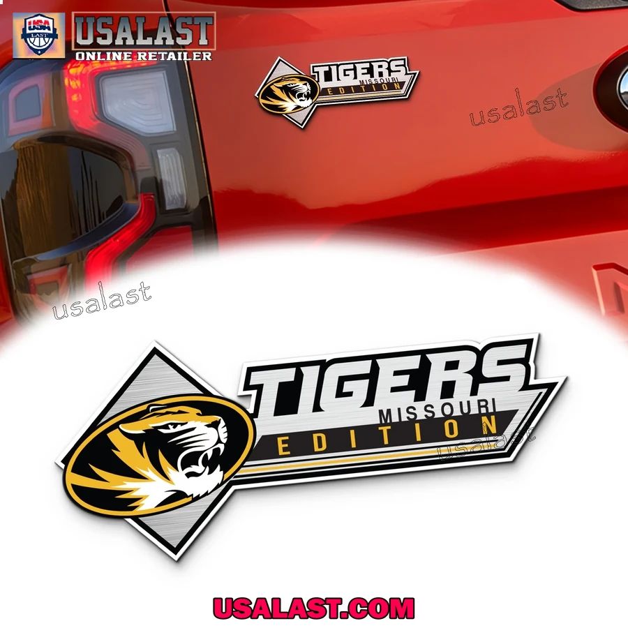 Missouri Tigers Edition 3D Car Badge Sticker - Adult & Kids T-Shirts, Sweatshirts & Hoodies apparel design preview 1