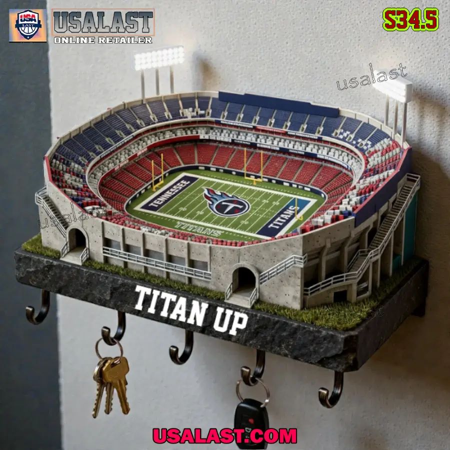 Tennessee Titans Sports Stadium Key Hooks, Holder - Adult & Kids T-Shirts, Sweatshirts & Hoodies apparel design preview 1