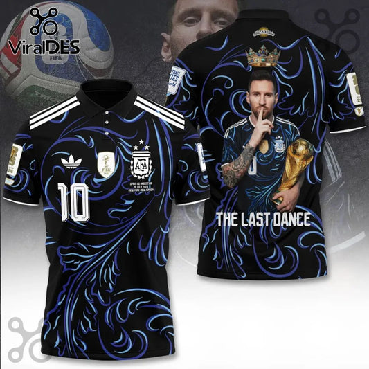 Argentina National Team Messi 2026 World Cup Polo - Adult & Kids T-Shirts, Sweatshirts & Hoodies apparel design preview 1