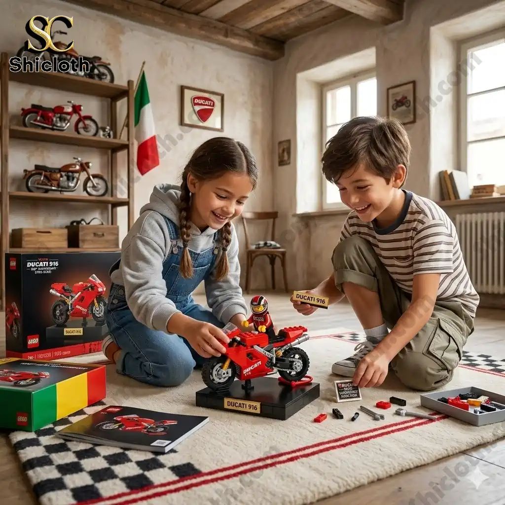 Ducati 916 Lego 100Th Anniversary Edition Brick Set - Adult & Kids T-Shirts, Sweatshirts & Hoodies apparel design preview 1