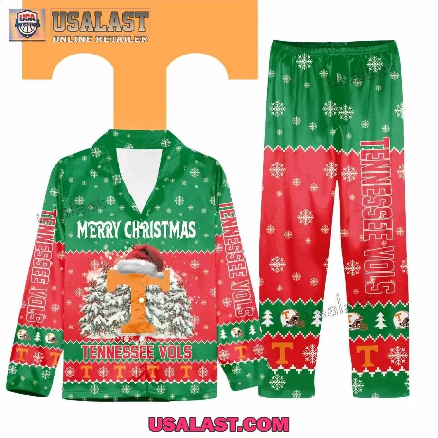 Tennessee Volunteers Button Pajamas Set - Adult & Kids T-Shirts, Sweatshirts & Hoodies apparel design preview 1