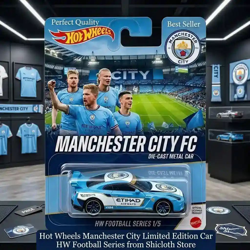 Wheels Manchester City Limited Edition Car HW - Adult & Kids T-Shirts, Sweatshirts & Hoodies apparel design preview 1
