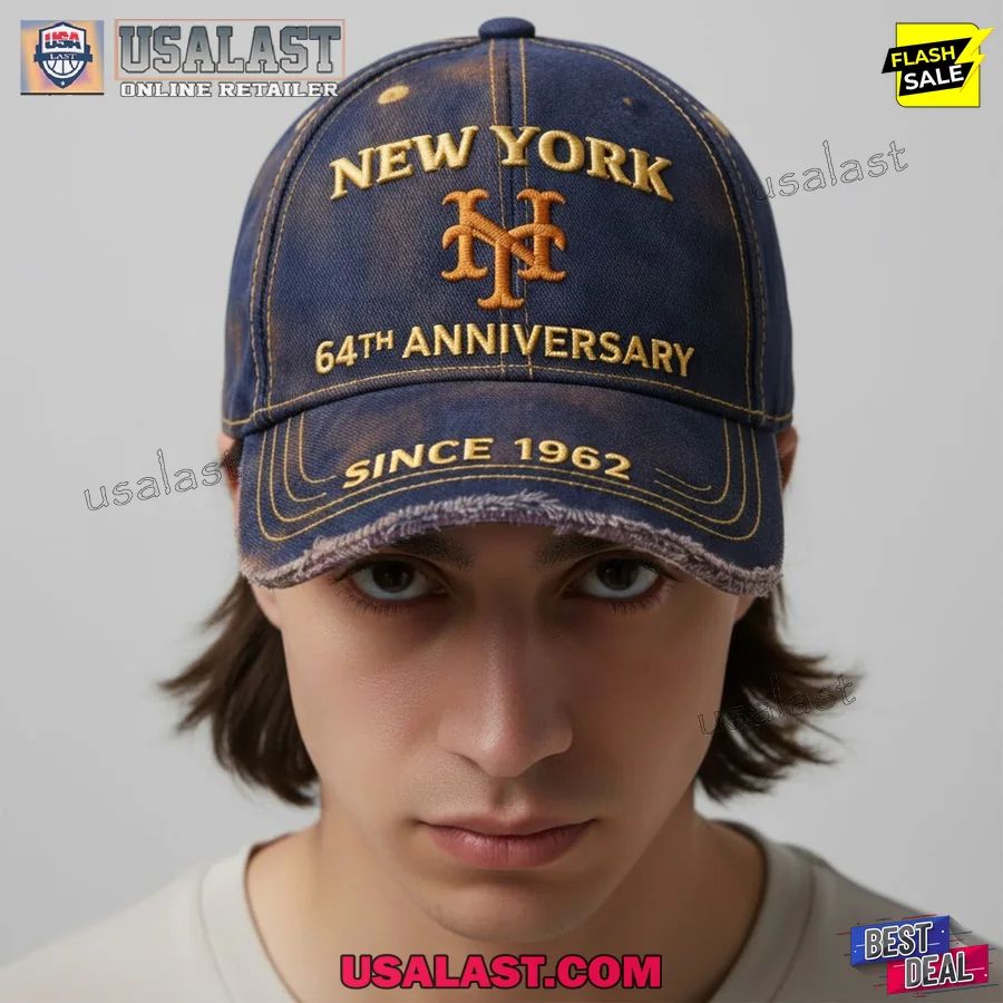 New York Mets 64th Anniversary 1962-2026 Classic Cap - Adult & Kids T-Shirts, Sweatshirts & Hoodies apparel design preview 1