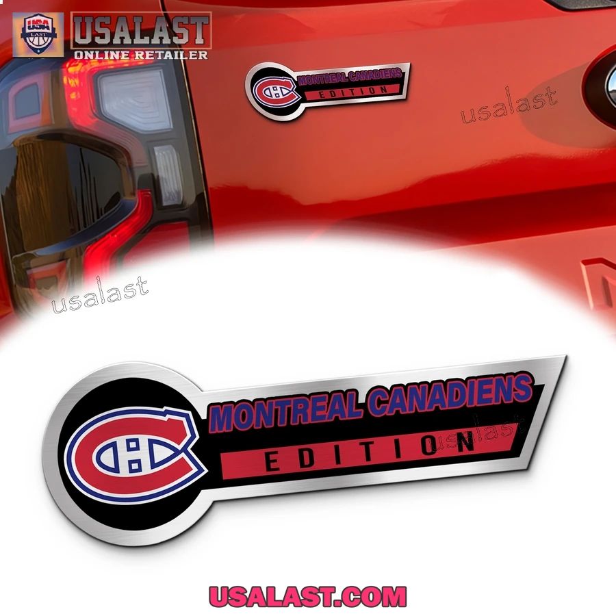 Montreal Canadiens Edition 3D Engraved Car Name - Adult & Kids T-Shirts, Sweatshirts & Hoodies apparel design preview 1
