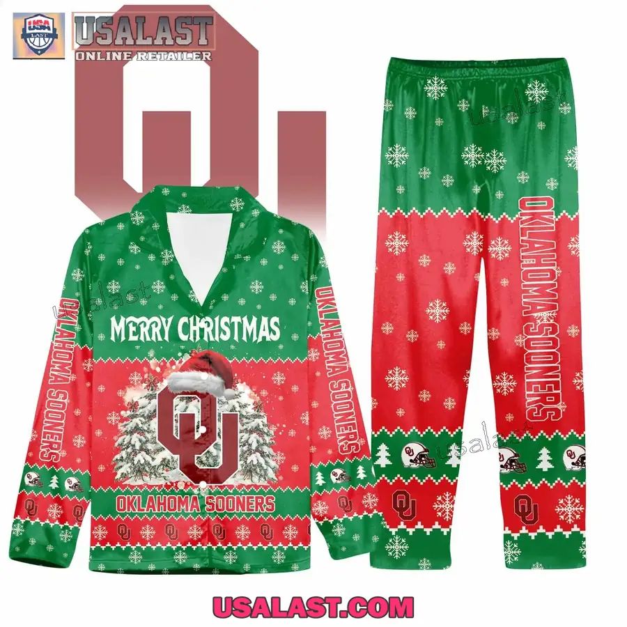 Oklahoma Sooners Button Pajamas Set - Adult & Kids T-Shirts, Sweatshirts & Hoodies apparel design preview 1