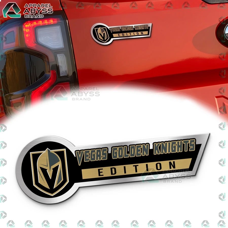 Vegas Golden Knights Edition 3D Engraved Car Name - Adult & Kids T-Shirts, Sweatshirts & Hoodies apparel design preview 1
