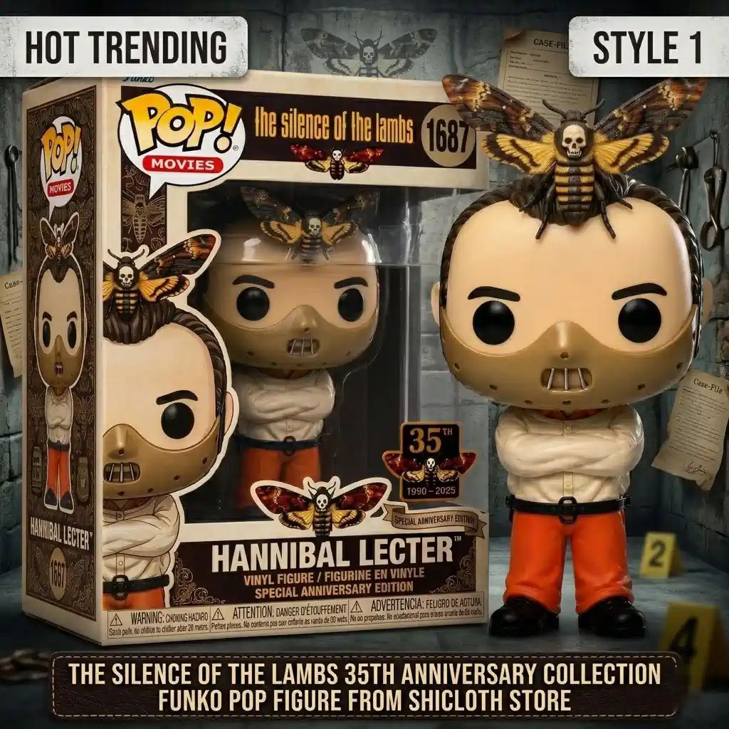 The Silence of Lambs 35th Anniversary Collection - Adult & Kids T-Shirts, Sweatshirts & Hoodies apparel design preview 1