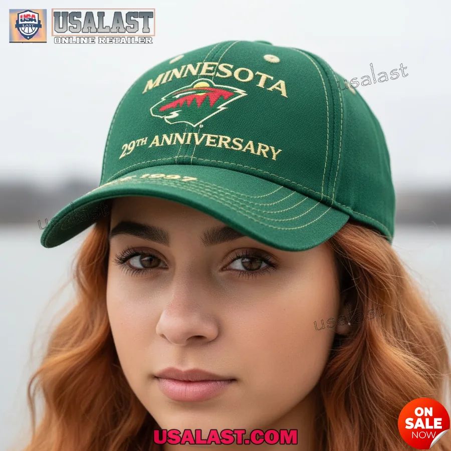 Minnesota Wild 29th Anniversary 1997-2026 Classic Cap - Adult & Kids T-Shirts, Sweatshirts & Hoodies apparel design preview 1