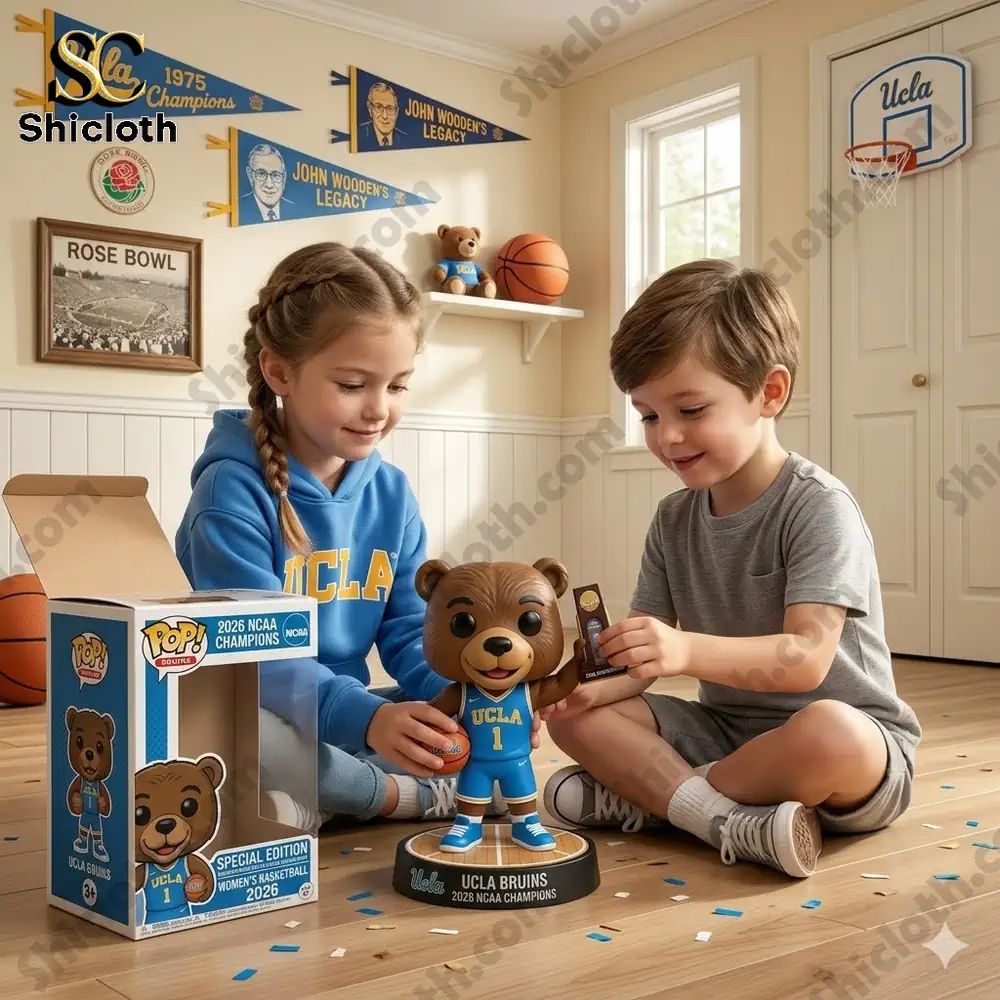 UCLA Bruins 2026 NCAA Women's Basketball Champions - Adult & Kids T-Shirts, Sweatshirts & Hoodies apparel design preview 1