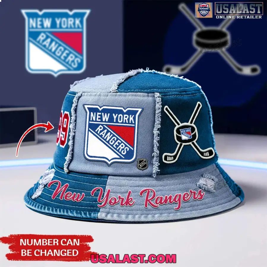 New York Rangers Premium Bucket Hat - Adult & Kids T-Shirts, Sweatshirts & Hoodies apparel design preview 1