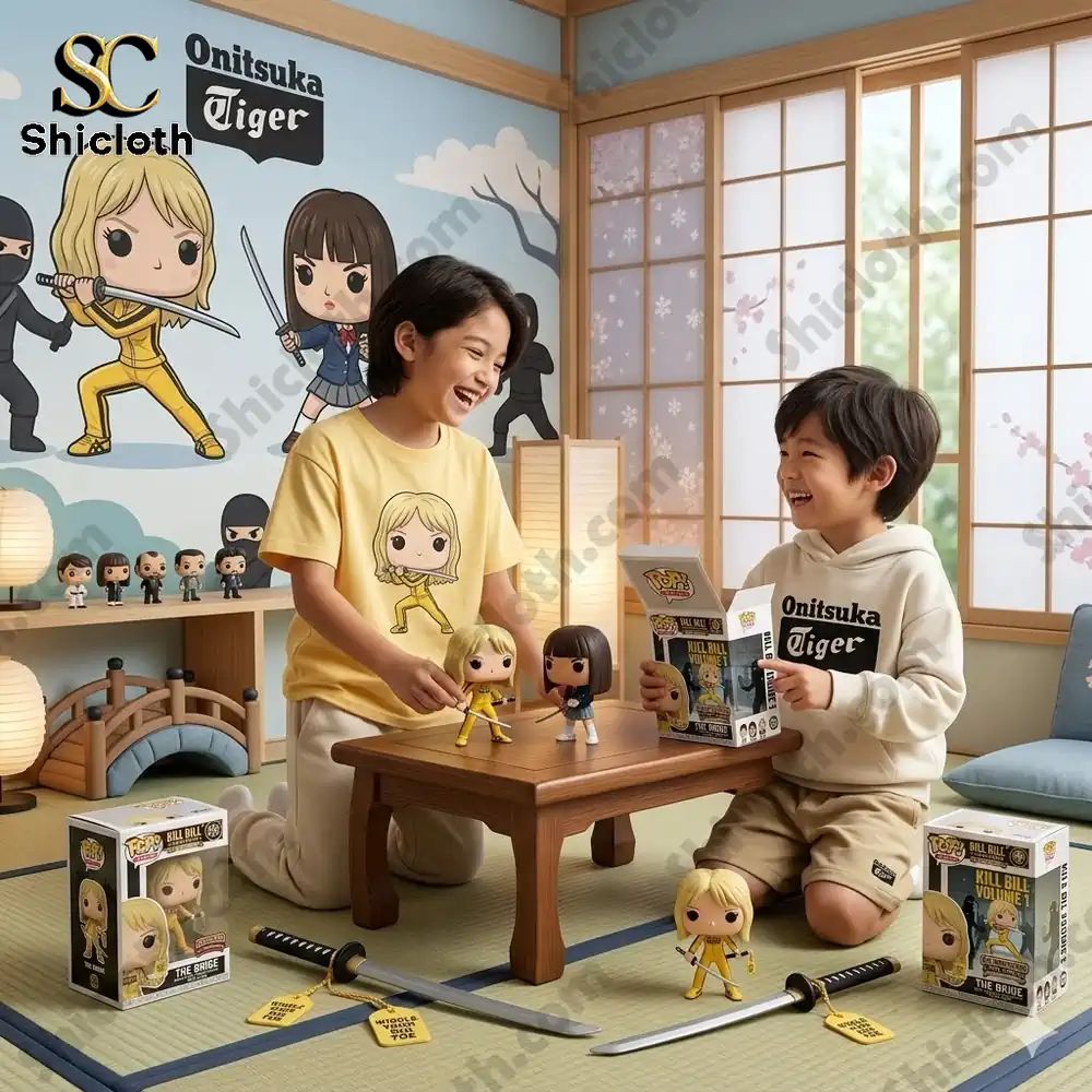 Kill Bill Volume 1 23rd Anniversary Collectible Pop! - Adult & Kids T-Shirts, Sweatshirts & Hoodies apparel design preview 1