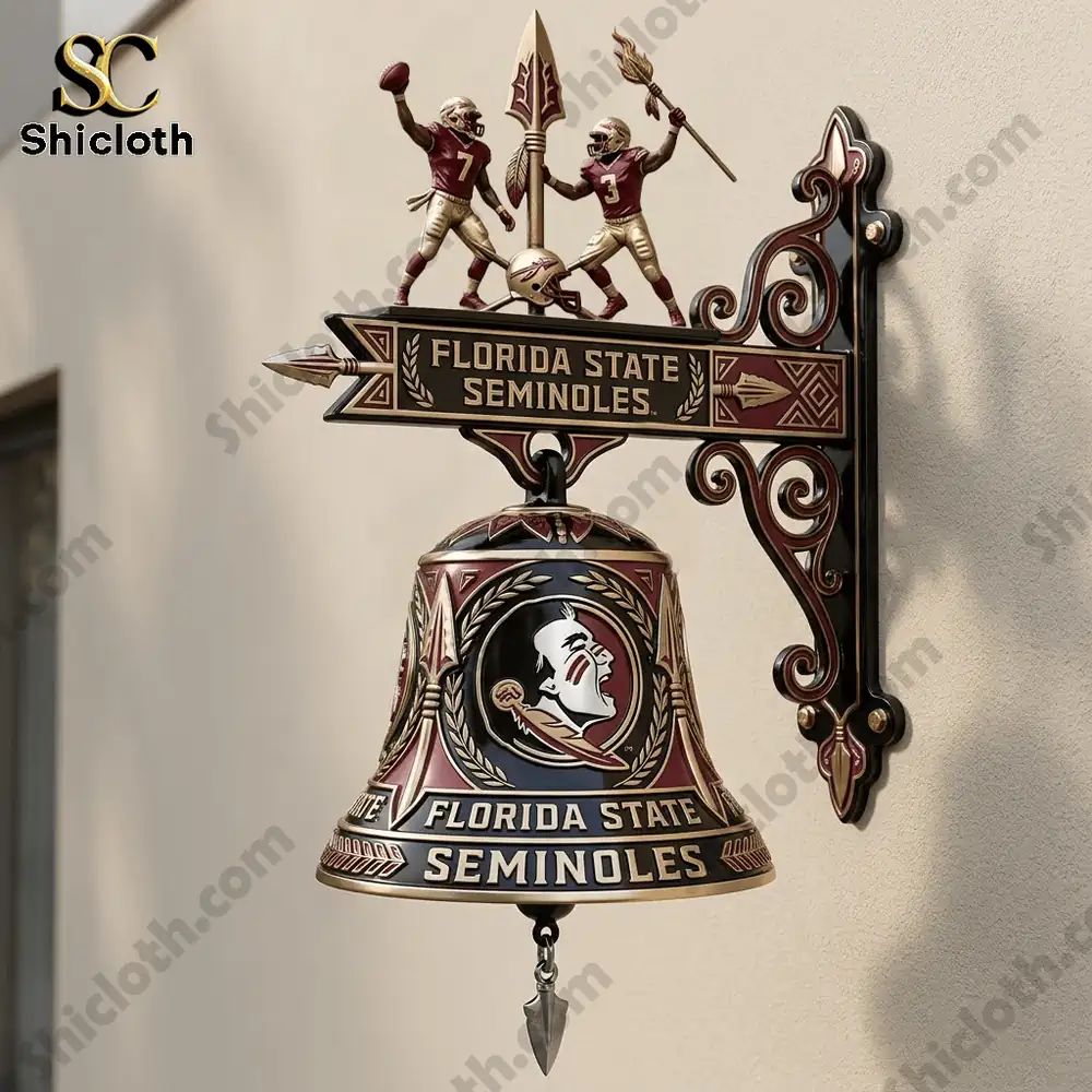 Florida State Seminoles Commemorative Wall Bell - Adult & Kids T-Shirts, Sweatshirts & Hoodies apparel design preview 1