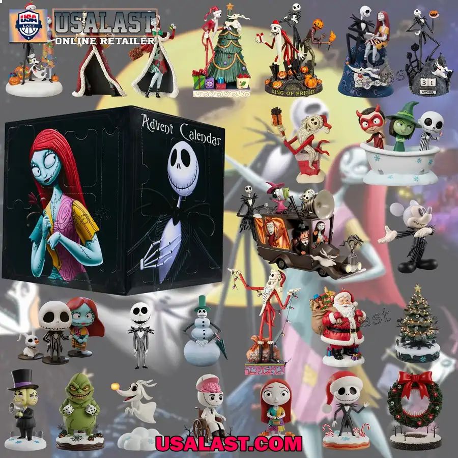 The Nightmare Before Christmas Advent Calendar 2025 - Adult & Kids T-Shirts, Sweatshirts & Hoodies apparel design preview 1